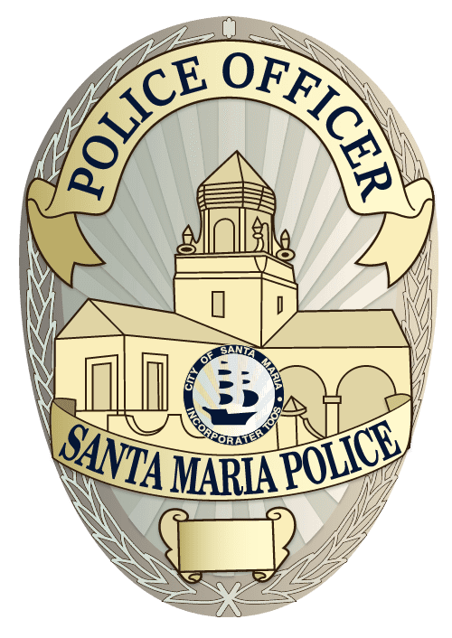 The Santa Maria Police badge