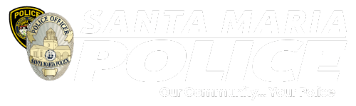 Website logo for the Santa Maria Police Department